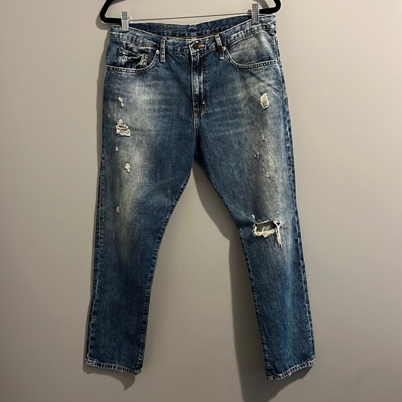 Denim & Supply Ralph Lauren Denim - DENIM & SUPPLY RL BOYFRIEND DISTRESSED JEANS (30)